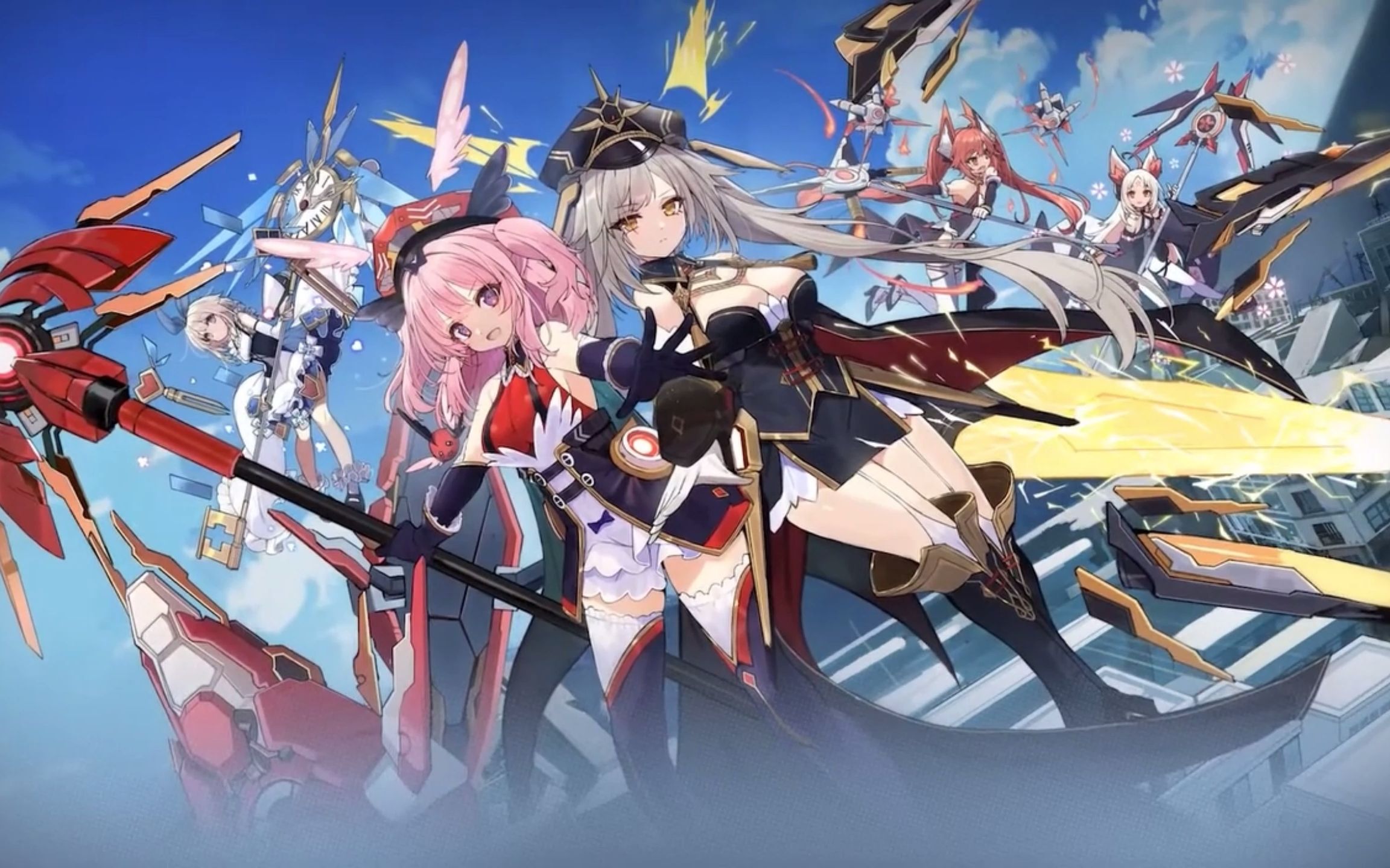 【机动战姬 聚变】日服v.w.p联动曲 暗闇