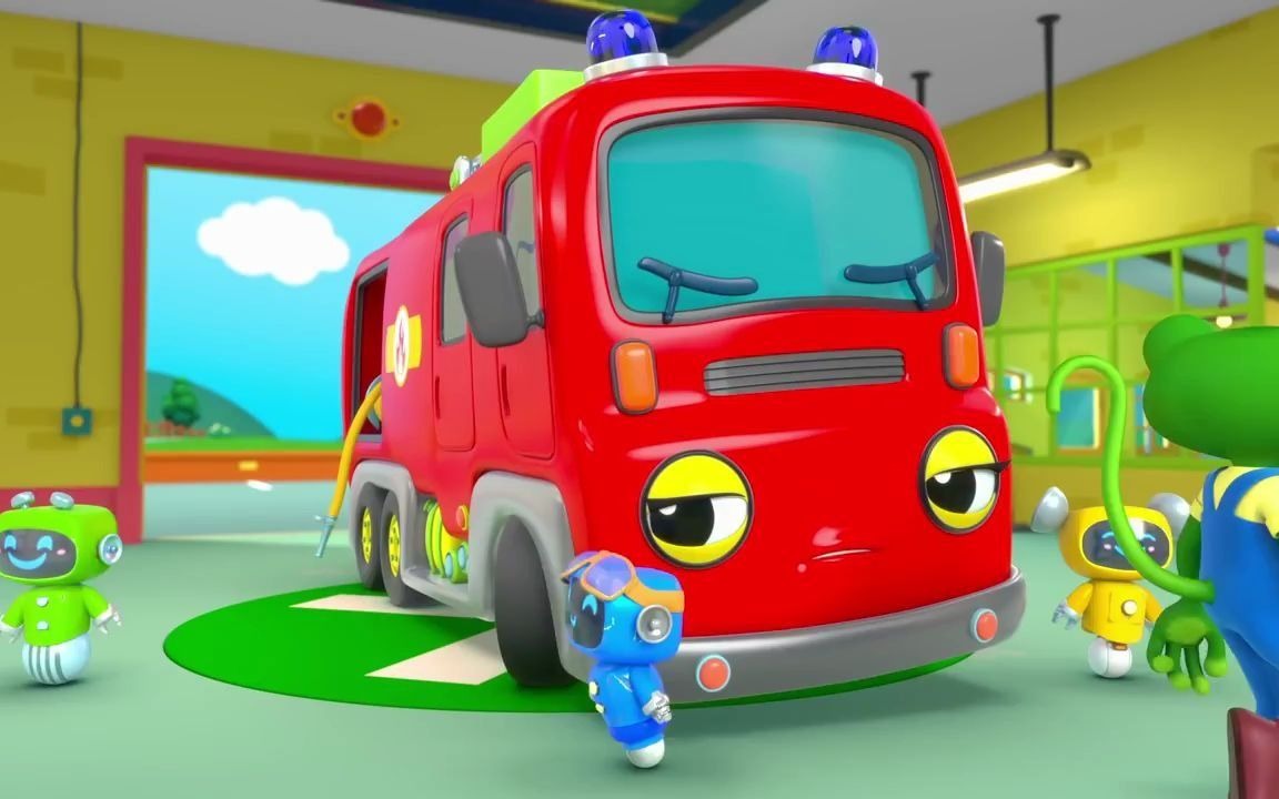 儿童消防车动画片全集图片