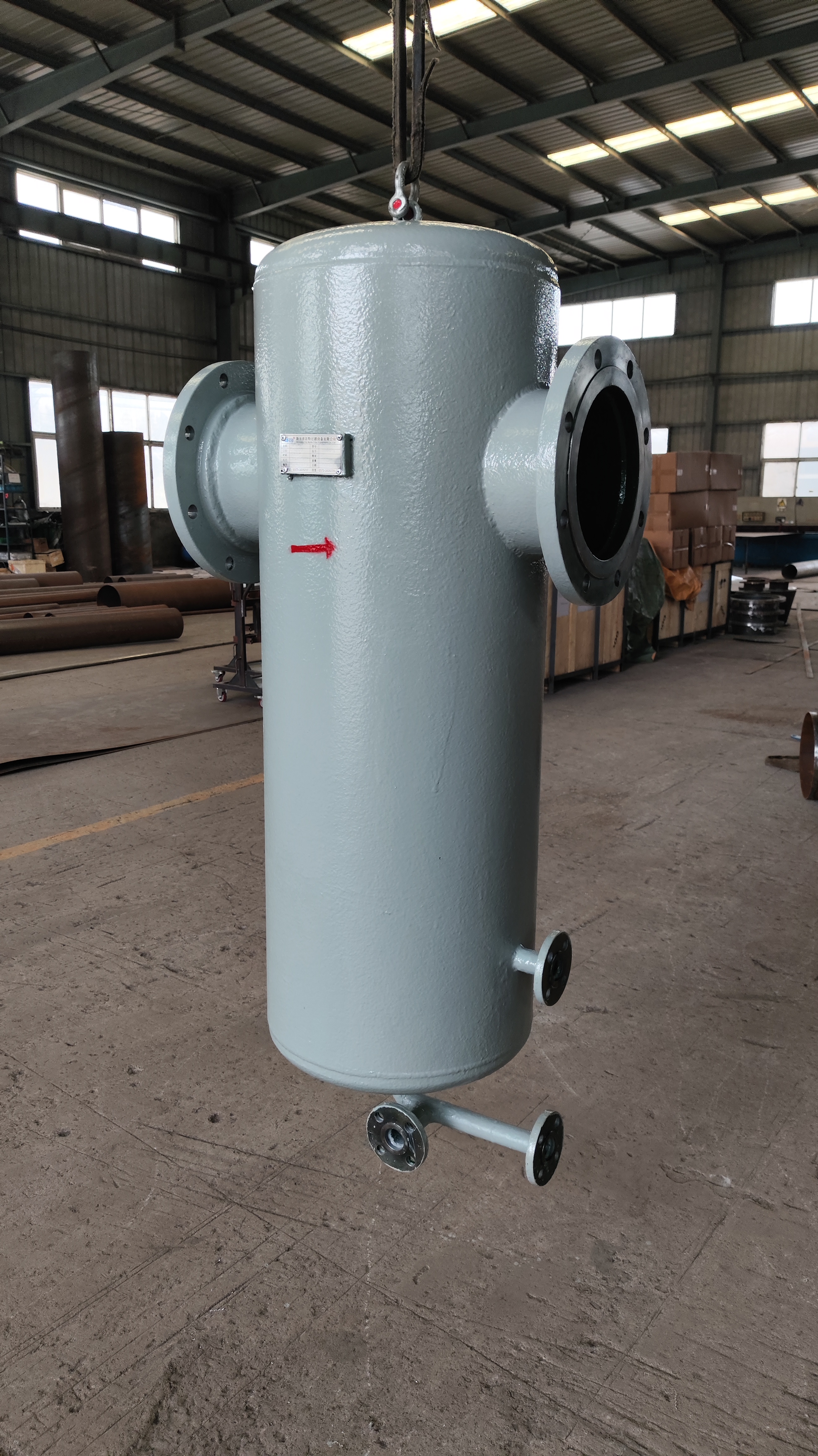 迈特-客户定制防腐旋风式汽水分离器