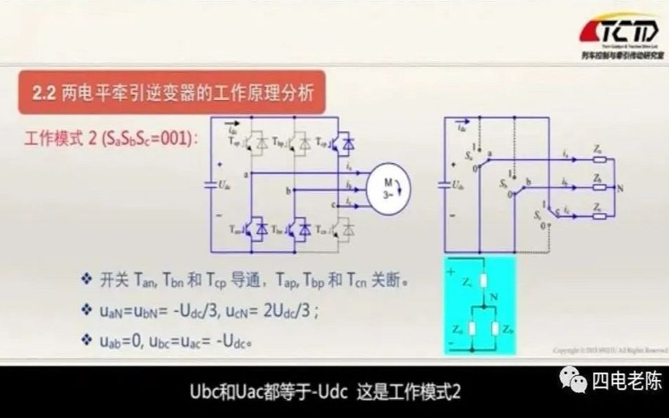 宋文胜:两电平牵引逆变器的工作原理哔哩哔哩bilibili