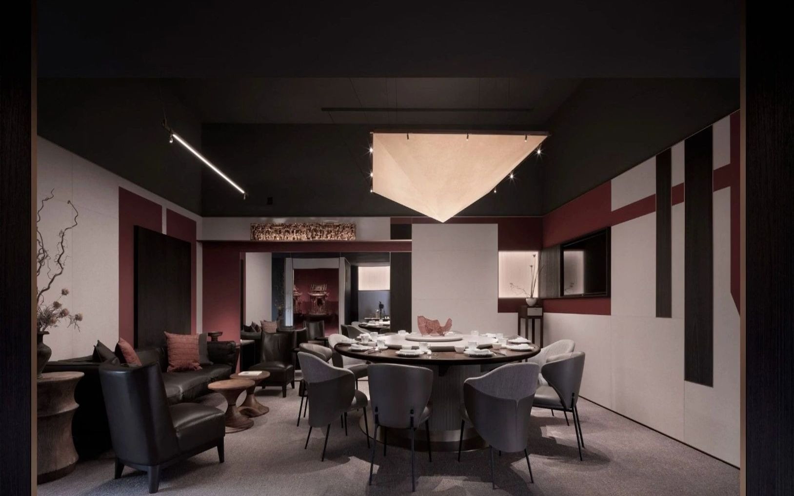 琚宾2015年设计作品 #中餐厅案例 中餐厅丨琚宾新作丨珍庭 #知末网