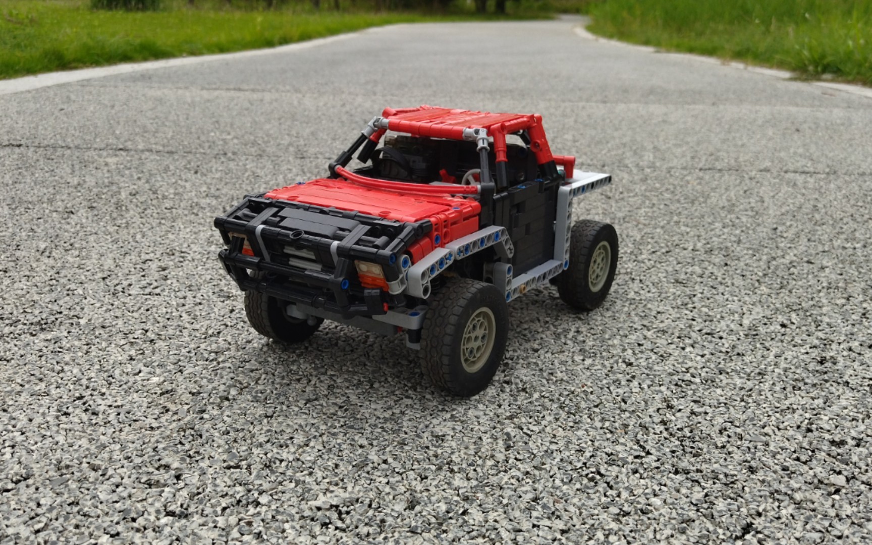 【moc】lego乐高科技越野车sr4半卡正式版 1