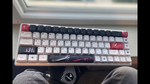 外设分享】Yuki Aim Polar 65(Katana Edition)让我看看是哪个潮男_哔