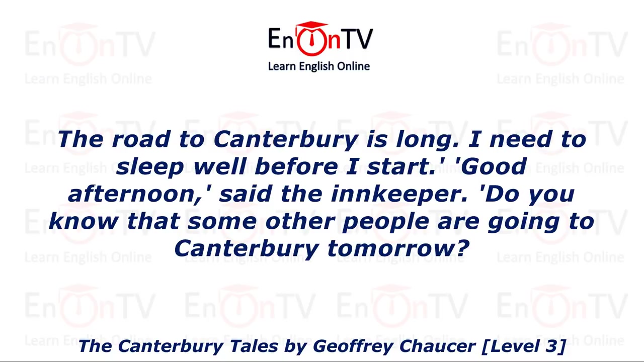 聼故事学英语坎特伯雷故事集The Canterbury Tales by Geoffrey Chaucer [Level 3]哔哩哔哩bilibili