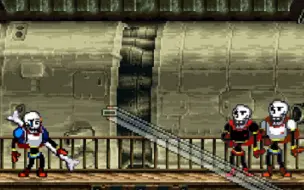 Download Video: 【MUGEN】全然不信papyrus vs 原版papyrus，UFpapyrus