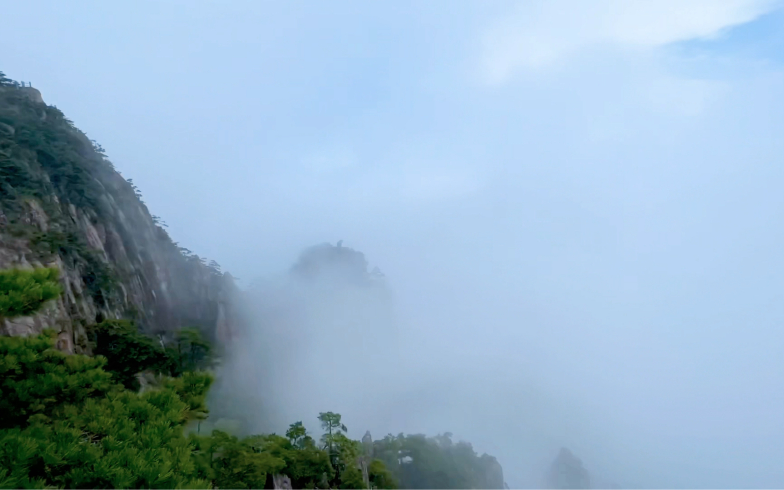 黄山风景区猴子观海~哔哩哔哩bilibili