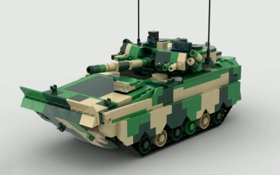 zbd04式步兵战车乐高第三方moc搭建教程