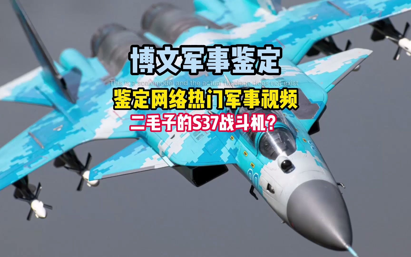 鉴定一下网络热门军事视频 二毛子的S37金雕战斗机?哔哩哔哩bilibili