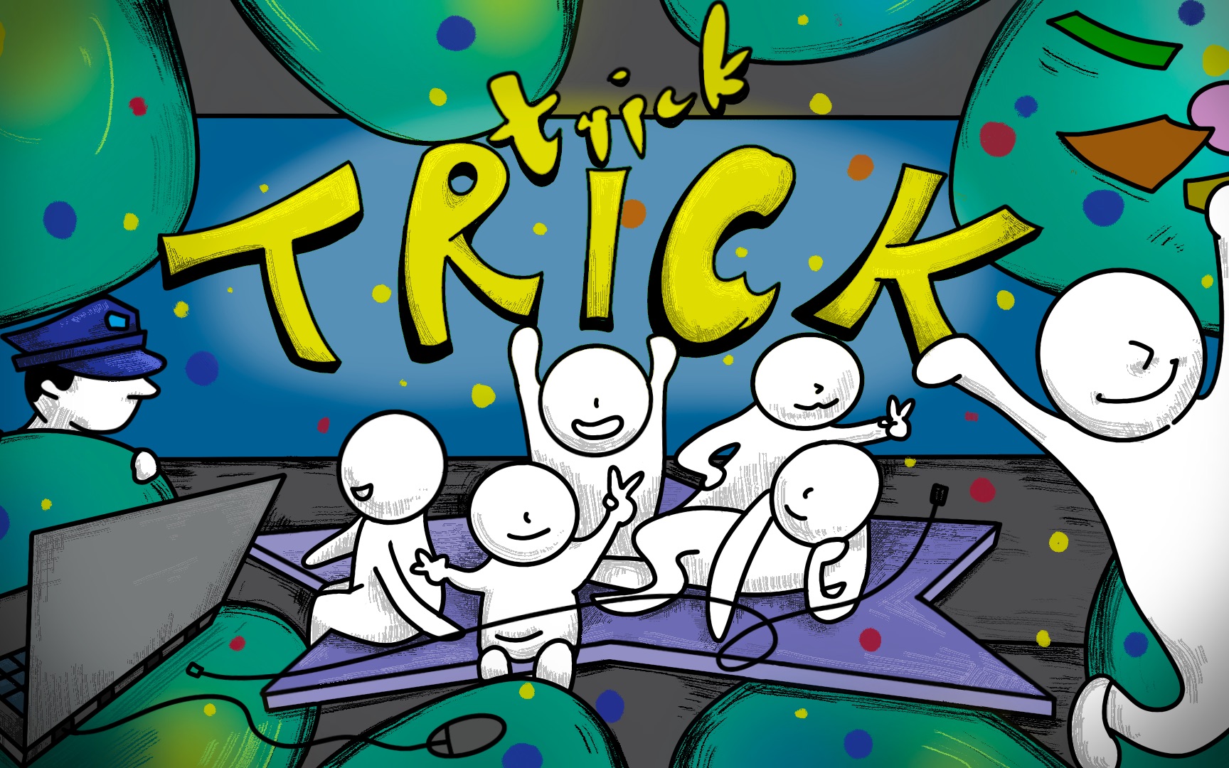 【CGJ 2022】48小时开发的参赛作品《trick TRICK》