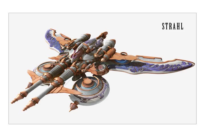 最终幻想12美版-飞空艇原画