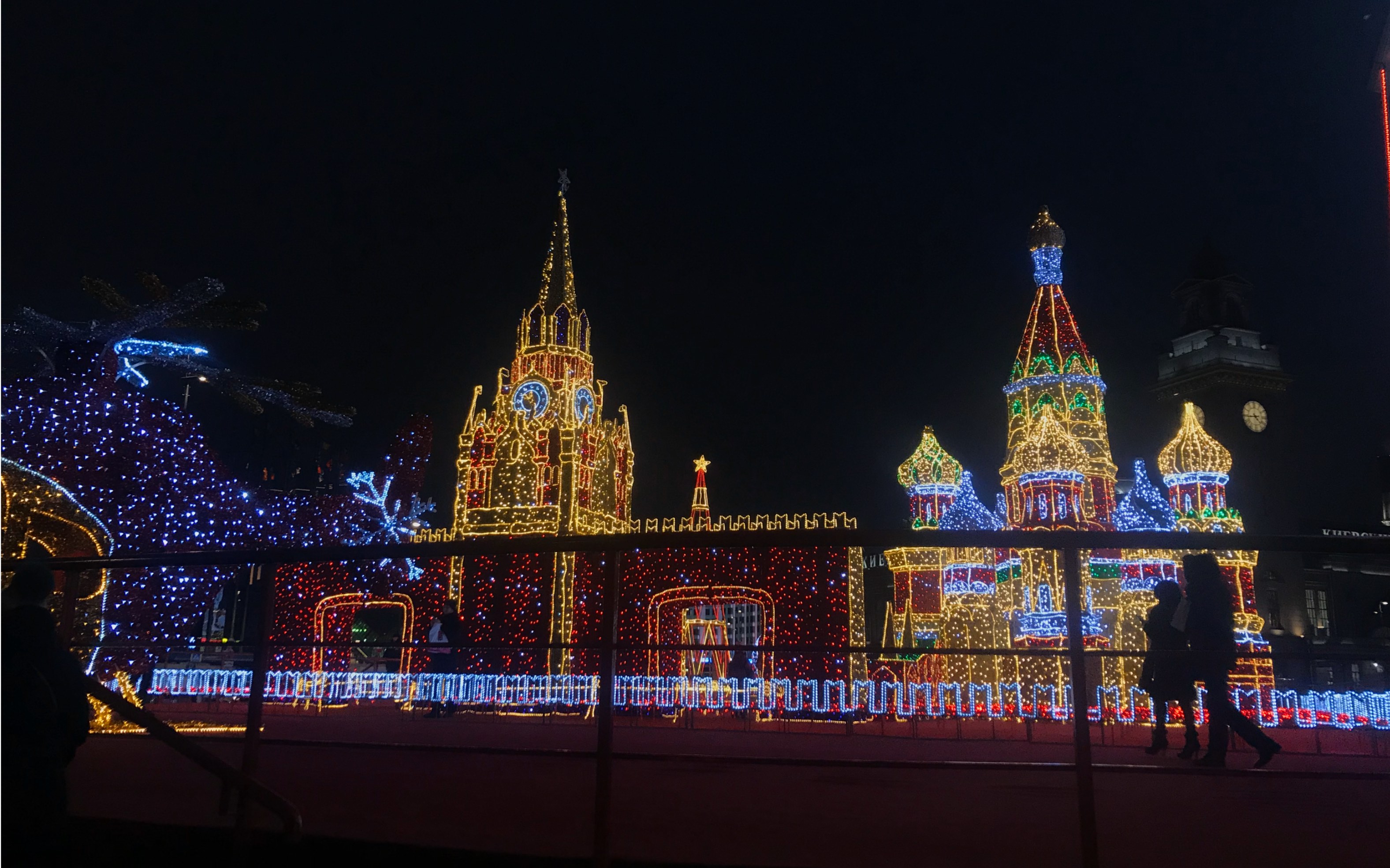 莫斯科圣诞节夜景