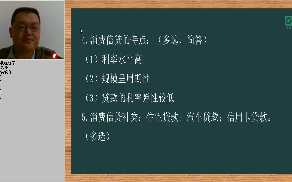 四川自考市场营销本科专业统考科目00183《消费经济学》全套精讲课第六章 消费信贷哔哩哔哩bilibili