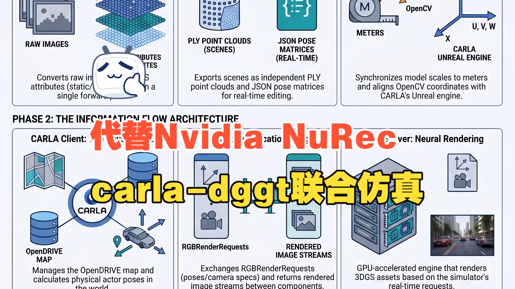 CARLA-DGGT Co-Simulation