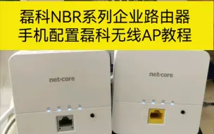 Download Video: 磊科NBR100/1005GPE系列路由器用手机设置AP详细教程