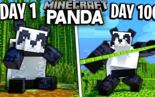 Download Video: 【Ryguyrocky】我的世界|变成熊猫生存100天I Survived 100 Days as a PANDA in Minecraft