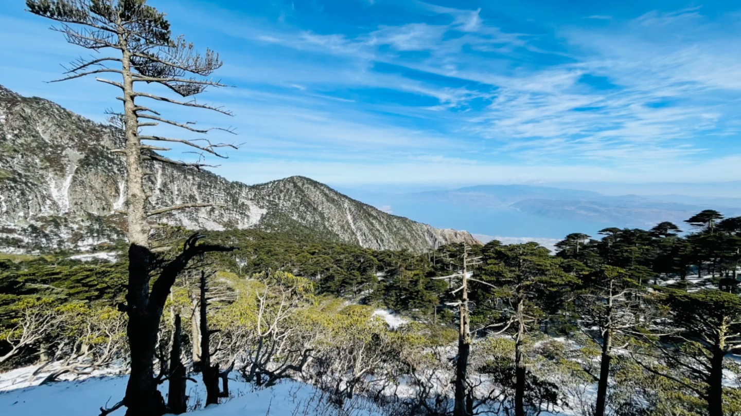 大理苍山洗马潭冬季景色(2021年12月30日)