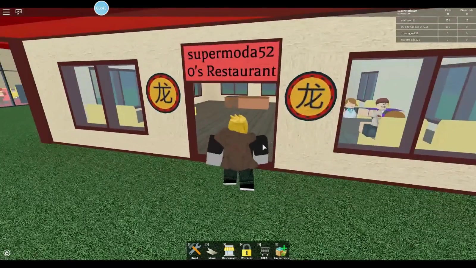 魔哒roblox虚拟世界ep30 乐高方块人模拟餐厅店