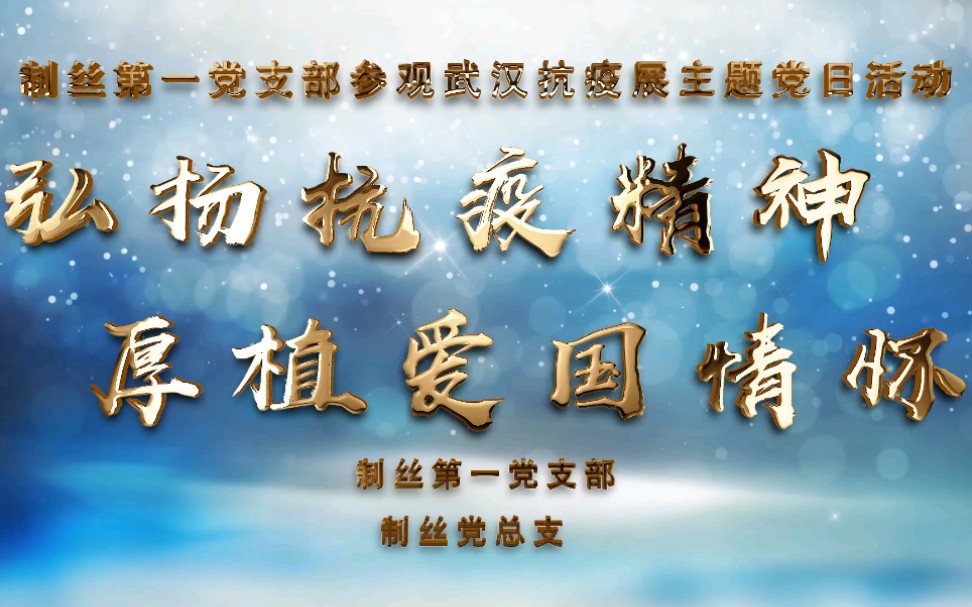 弘扬抗疫精神,厚植爱国情怀——制丝第一党支部参观武汉抗疫展活动