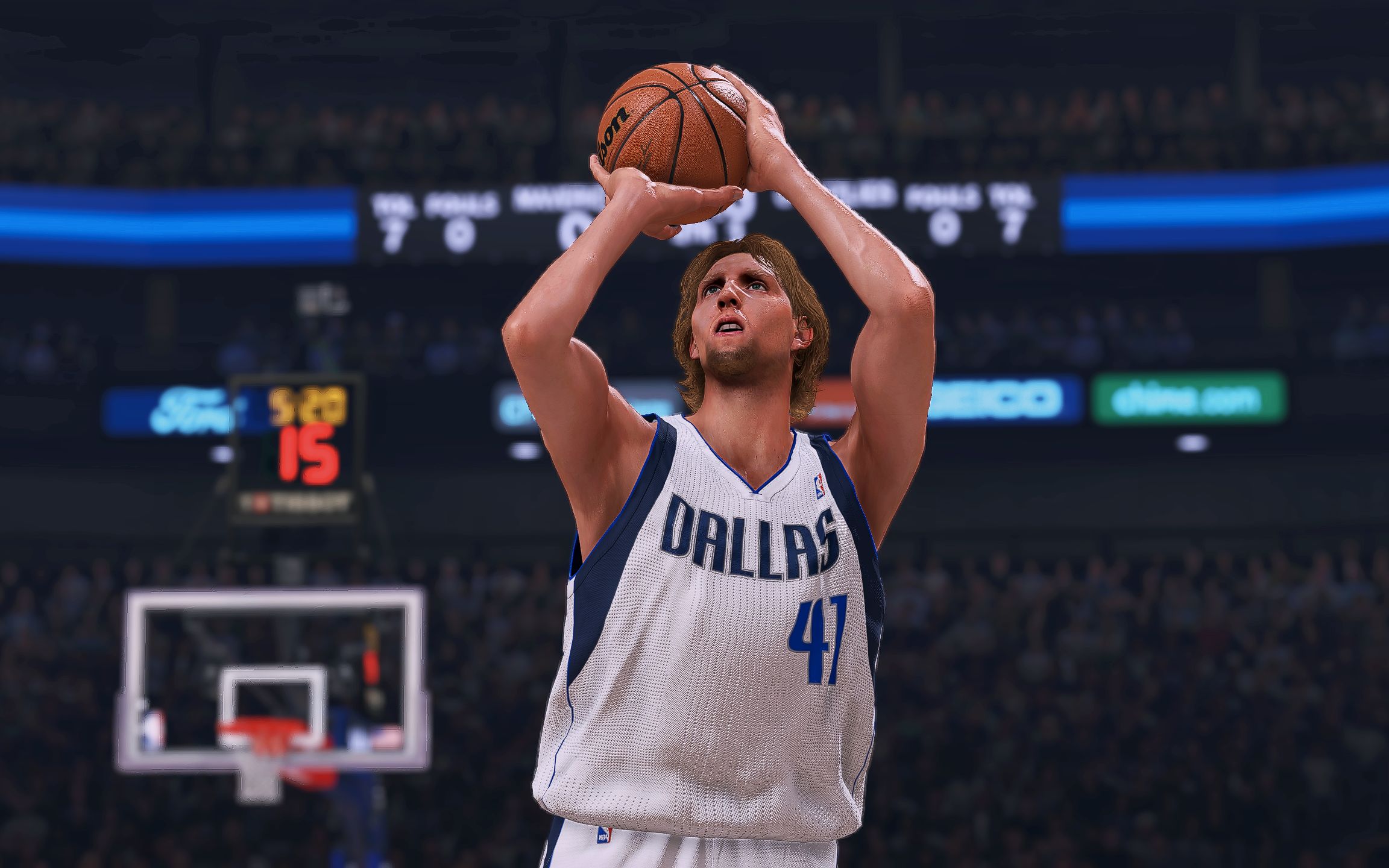 nba2k23 德国战车 德克·诺维斯基投篮姿势修改