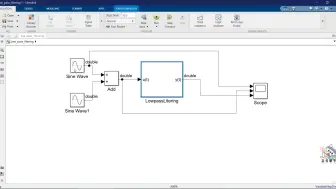 Descargar video: 视频实例讲解Simulink实现一阶低通滤波器
