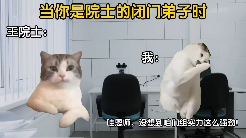 当你是院士的闭门弟子时……