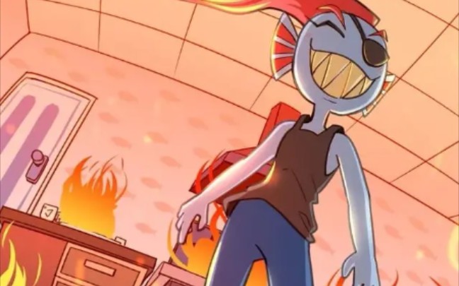 niaho传说之下undertalr用我的世界给鱼姐炸厨房配音会是怎么样的呢