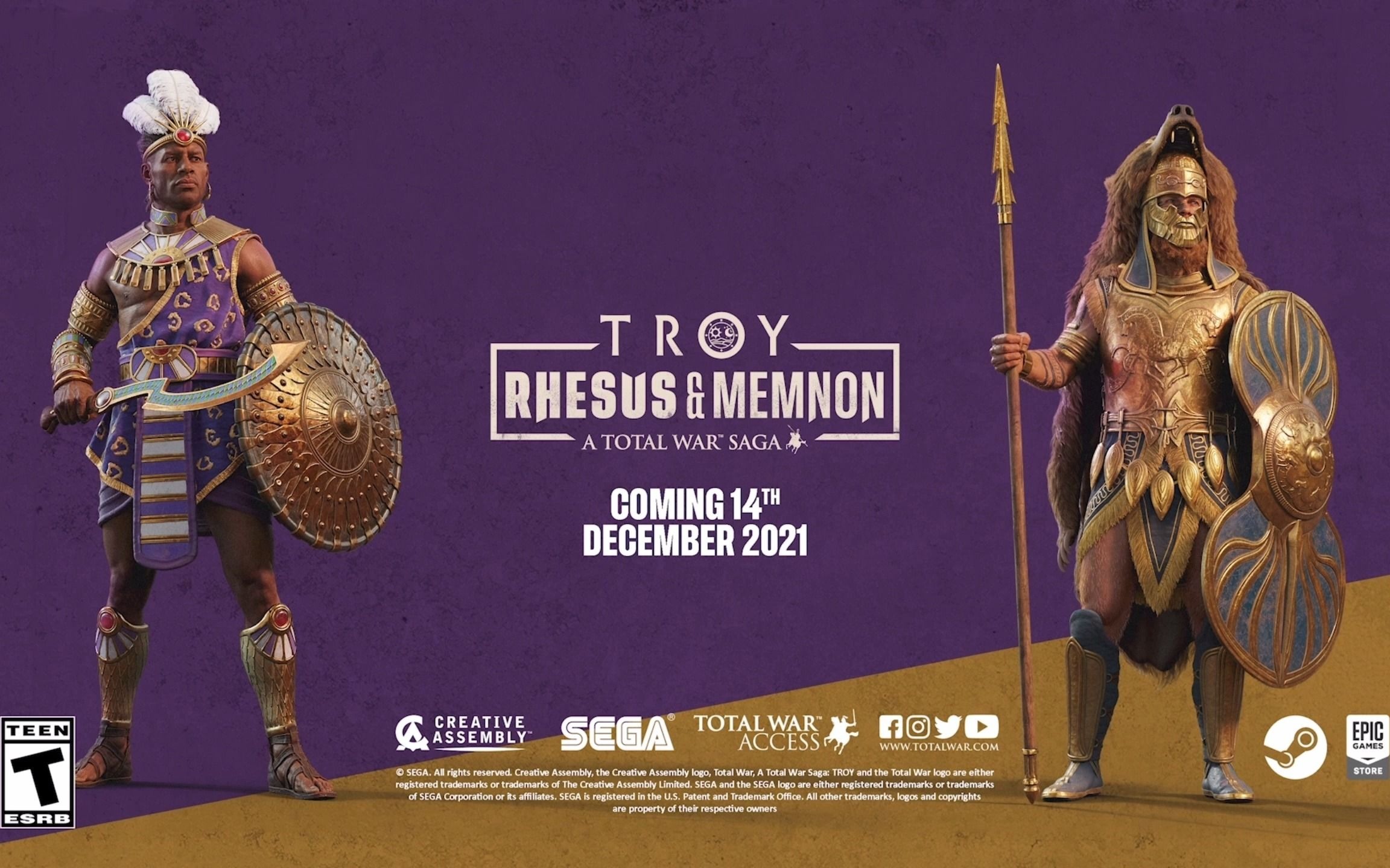 全面战争传奇特洛伊最新dlc宣传片瑞索斯与门农