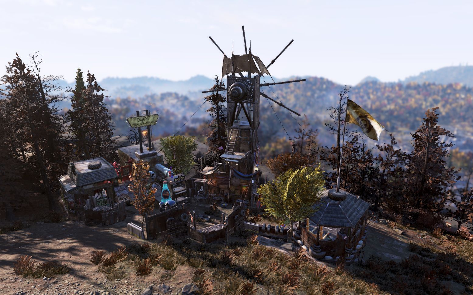 辐射76camp建造掠夺者风格营地