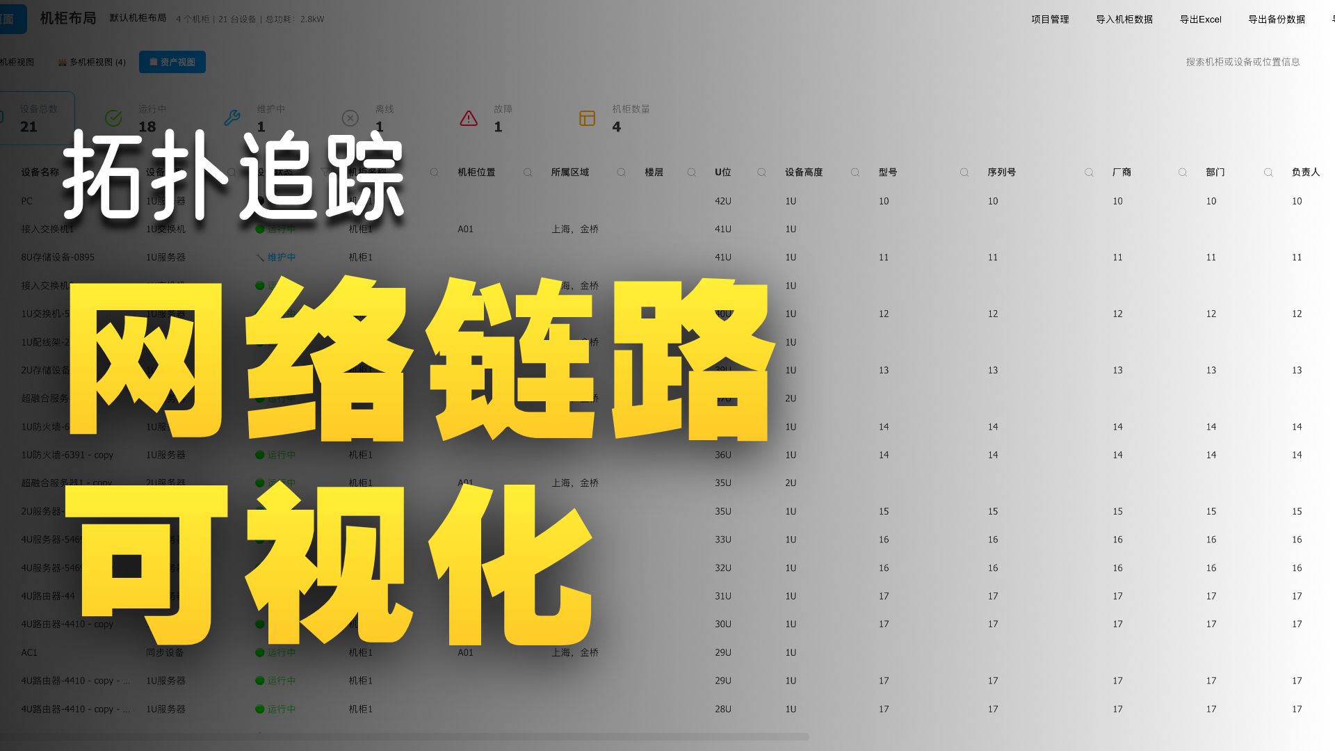 免费拓扑网络中设备链路查找功能,快速帮你可视化显示设备间链路走向