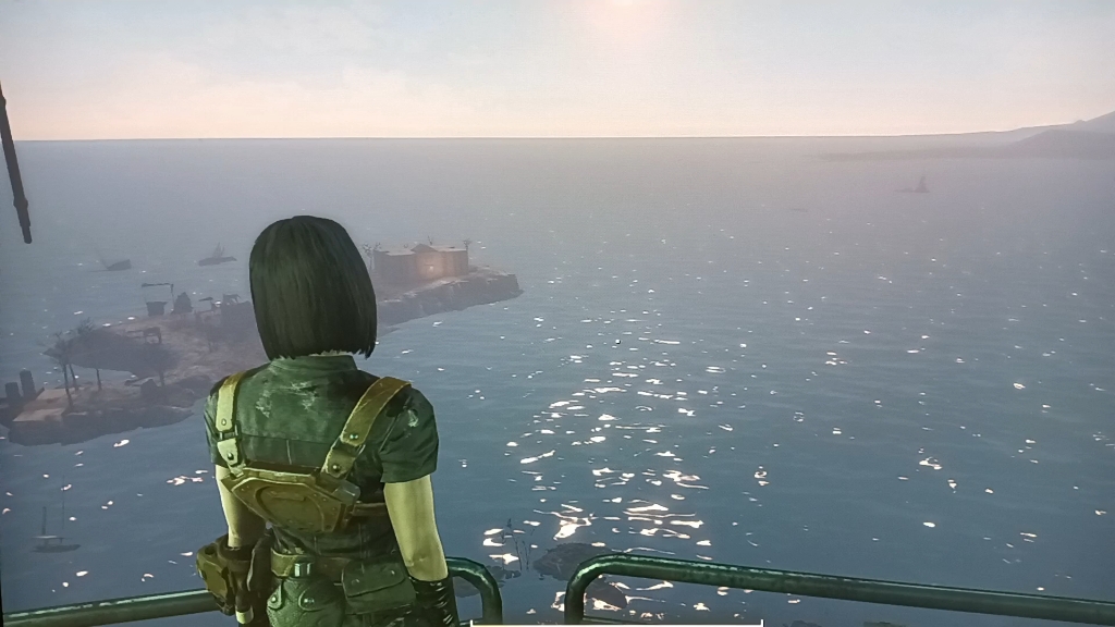 辐射4早上欣赏联邦外海海面波光粼粼