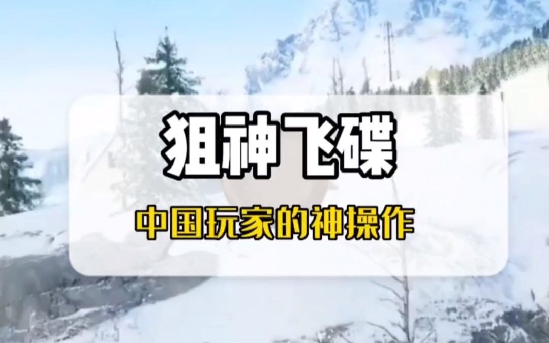 这大概就是狙击界的天花板了,原来我才是个菜鸟,中国玩家的神操作.网络游戏热门视频