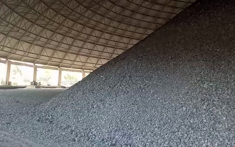 煤矸石制砂成品物料现场cy