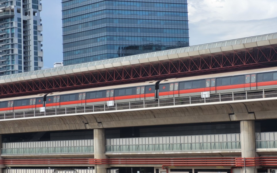 【东西线】大士连路方向列车进裕廊东站