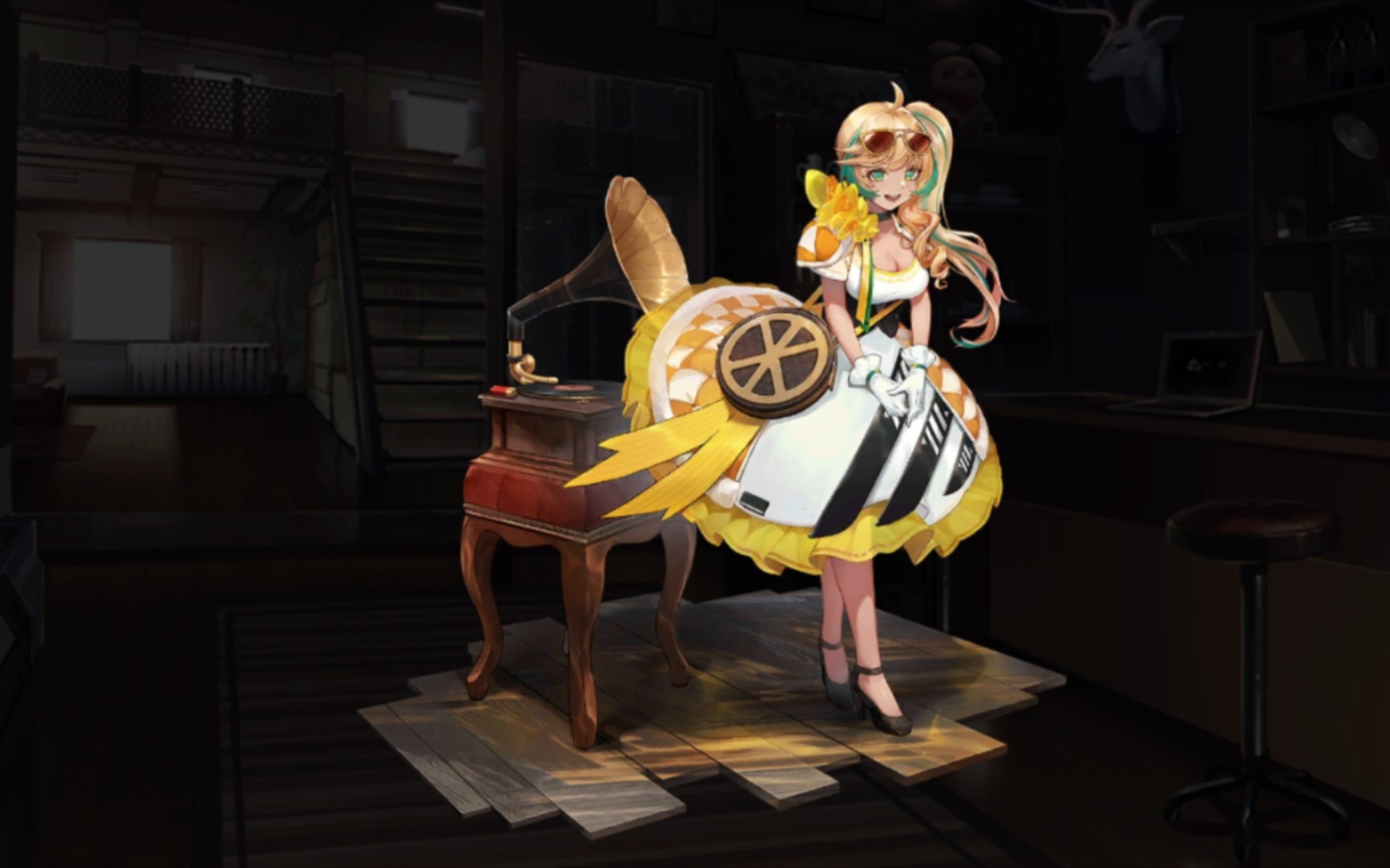 【台服少女前线】解放者皮肤 鎏金收藏家