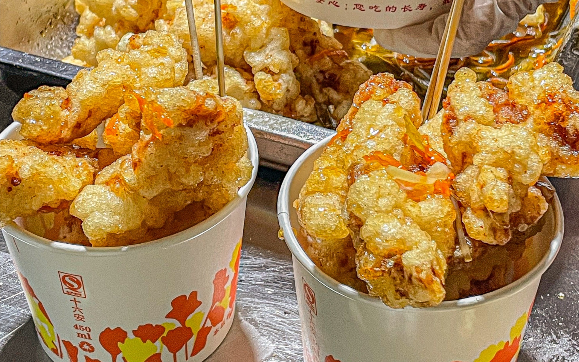 真的在广州!我是多馋这一口…街头夜市锅包肉!