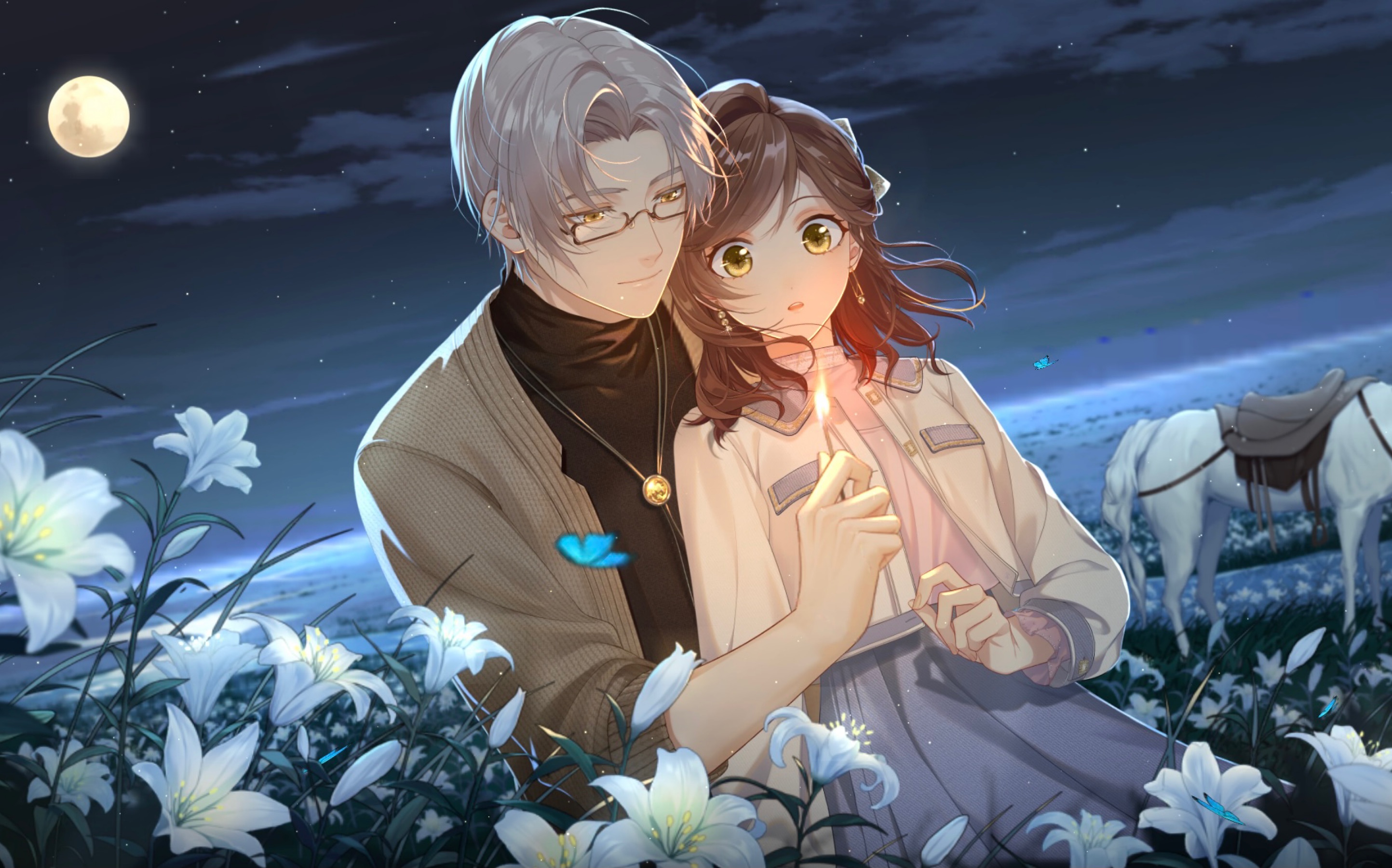 【未定事件簿】午夜华章活动 莫弈 ssr [明暗之境] 卡面动态 完整故事