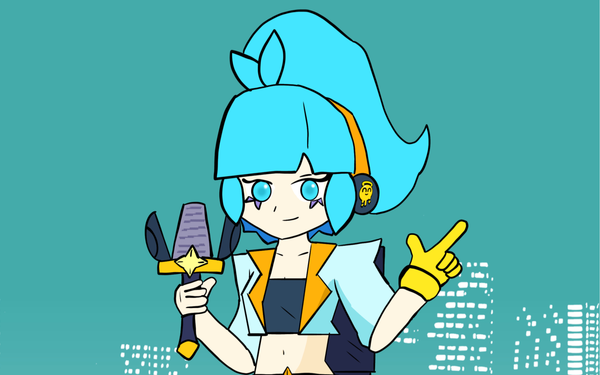 【kay】《荒野乱斗/绘画过程》是一只偶像歌手珍妮特吖!