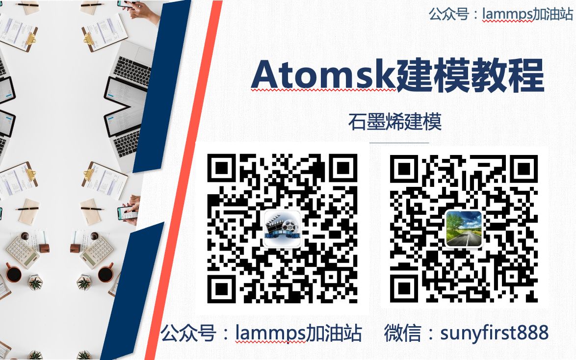 Atomsk建模系列教程3:石墨烯建模哔哩哔哩bilibili