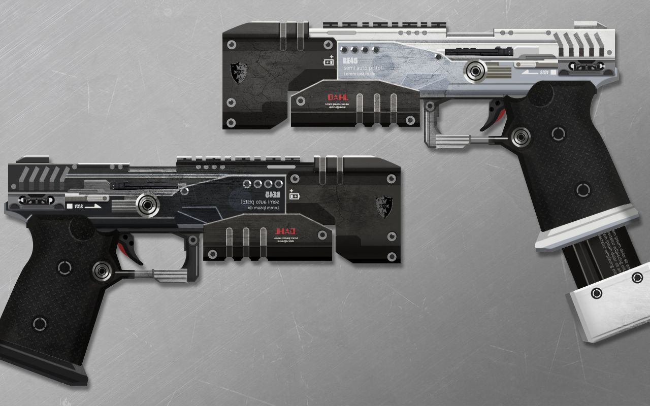 【手枪刀】re45小 手枪