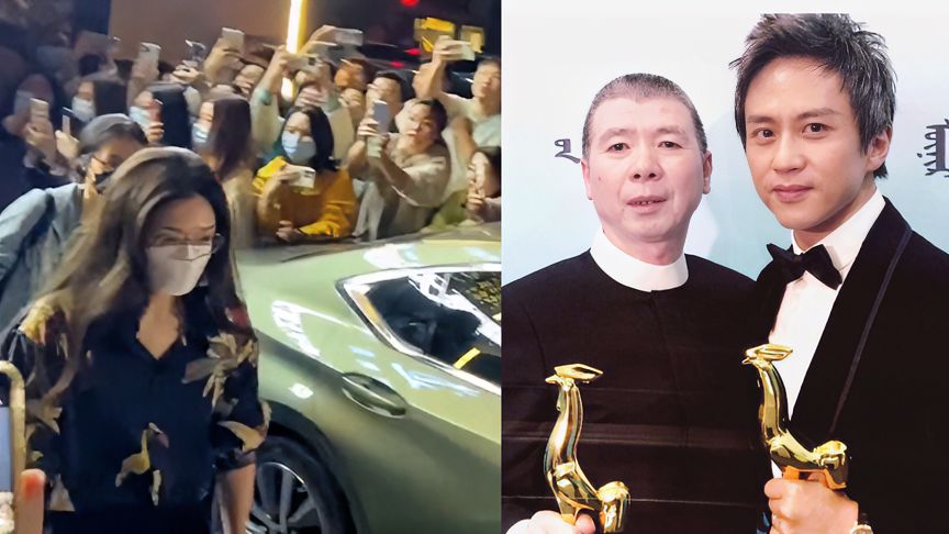 冯小刚邓超李晨聚餐,现场粉丝围堵酿事故,疑有女粉丝被车撞伤