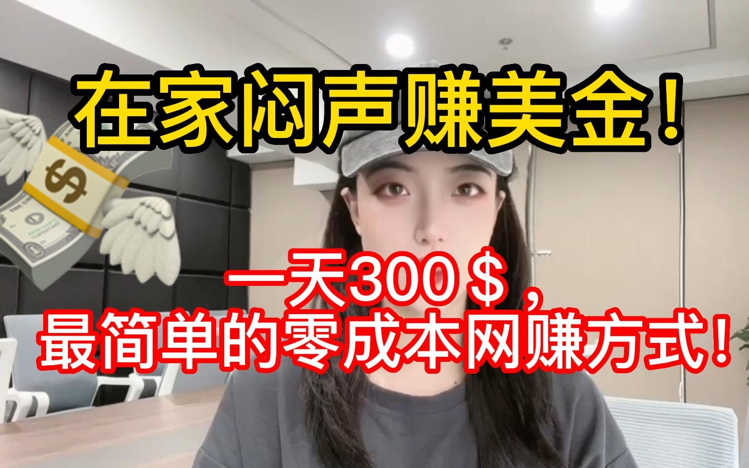 在家闷声赚美金!一天300$,最简单的零成本网赚方式!哔哩哔哩bilibili