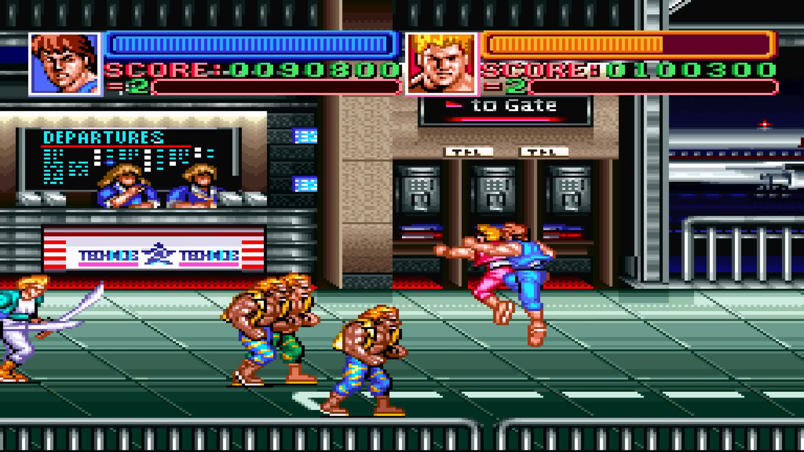 sfc双截龙回归一控二通关