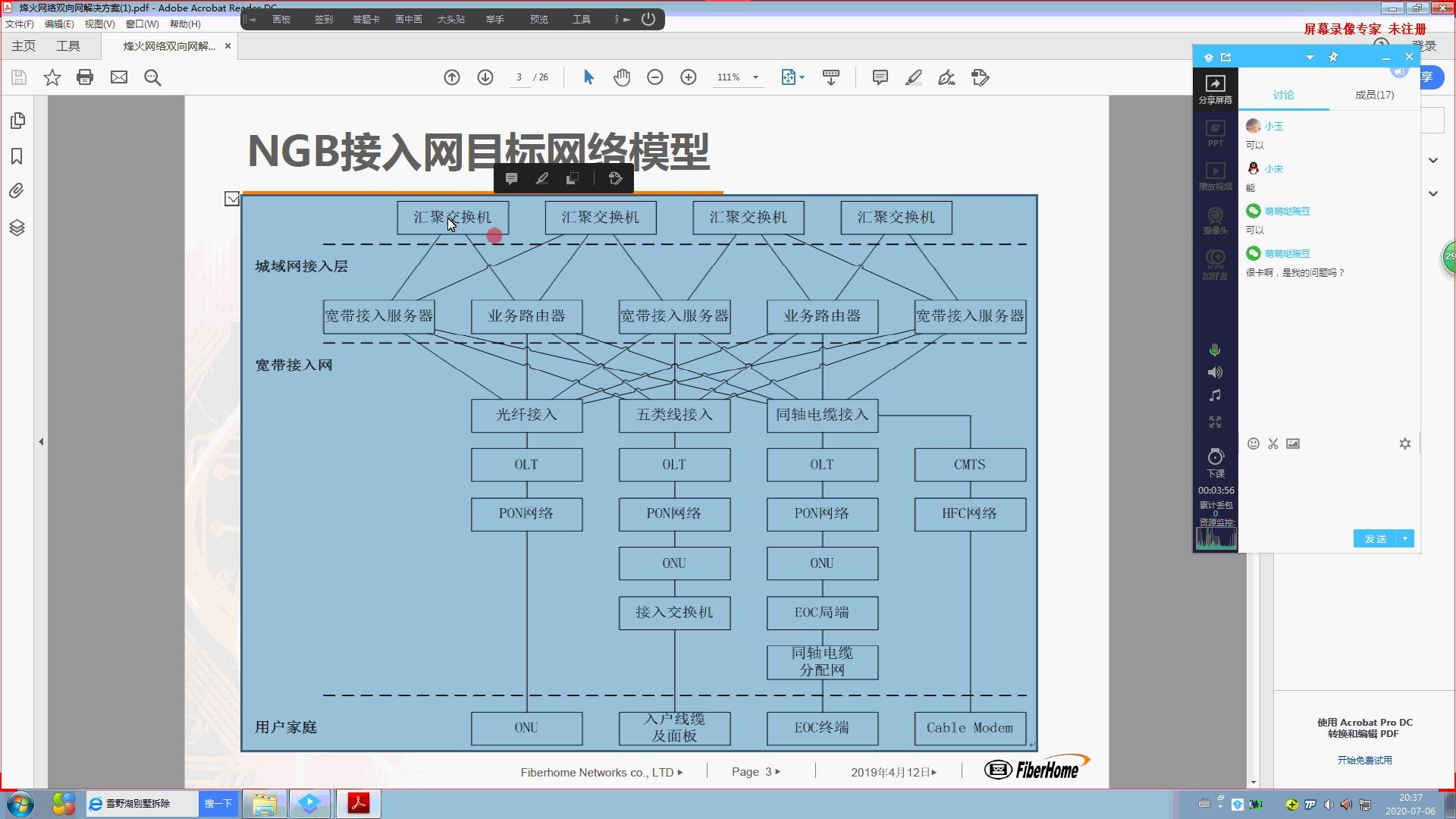 弱电智能化PON接入网三网合一哔哩哔哩bilibili