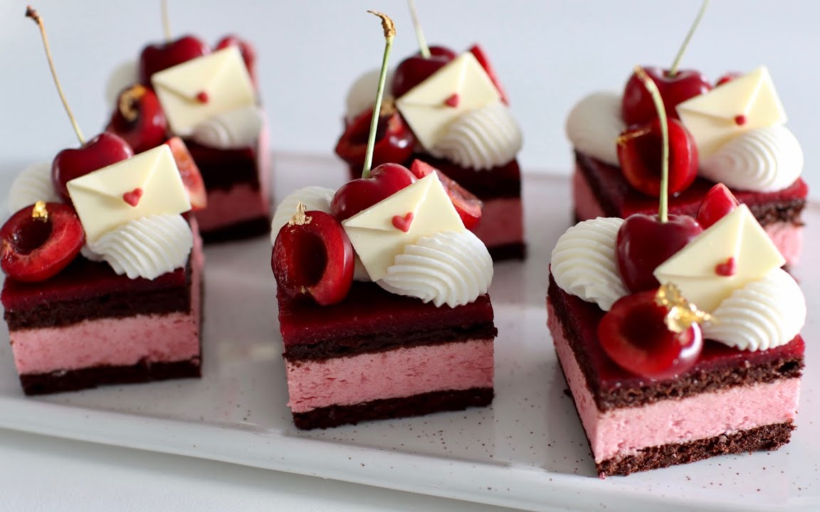 sunday樱桃巧克力慕斯蛋糕cherrymoussechocolatecakerecipe