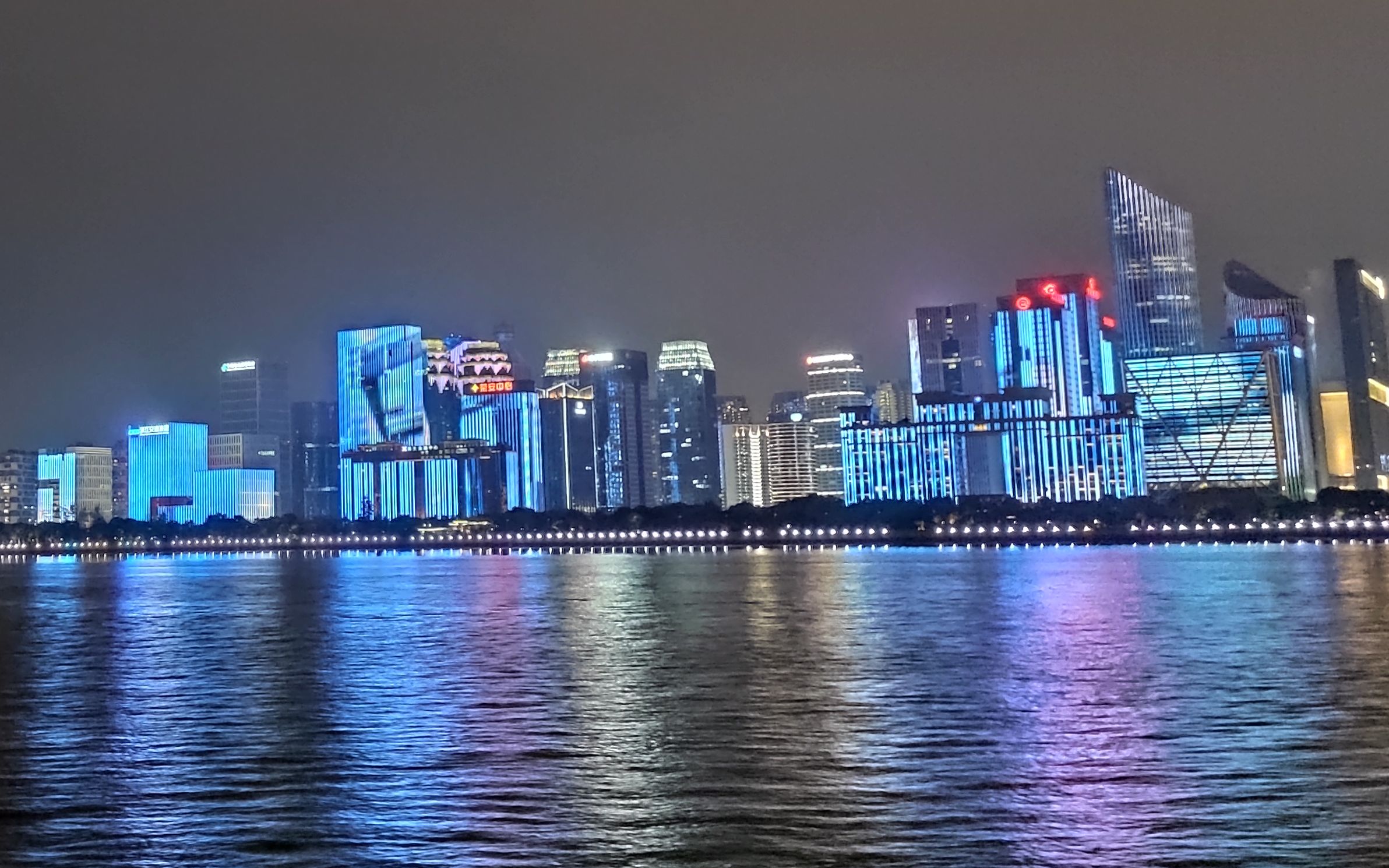 杭州钱塘江夜景