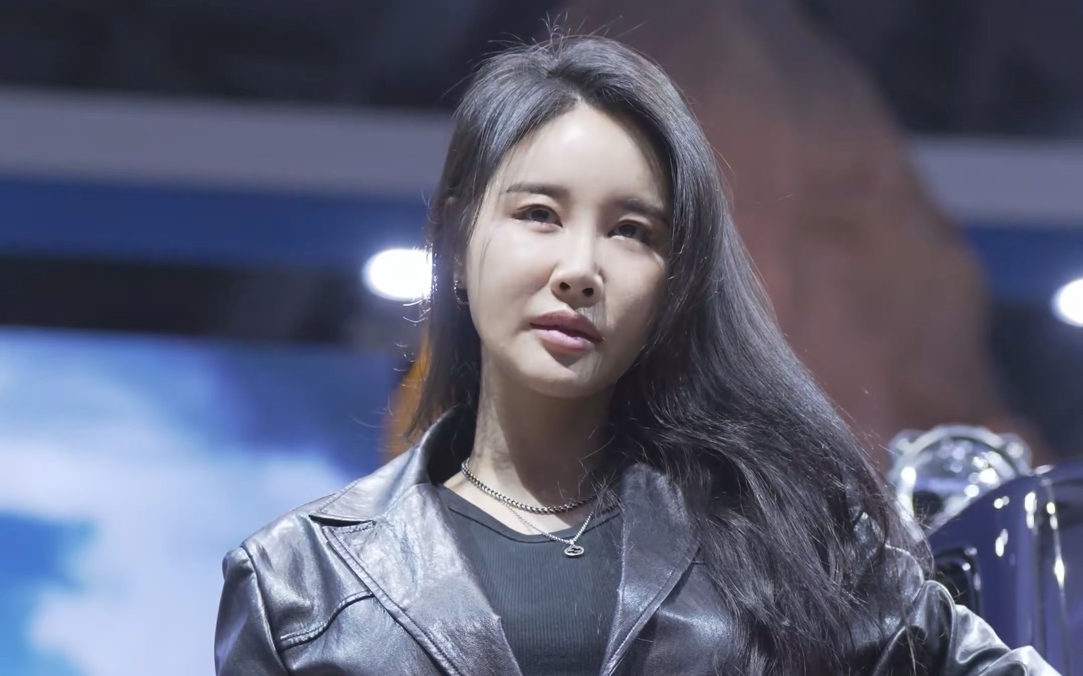 【2023首尔移动车展0402】美女模特车模千世拉(2