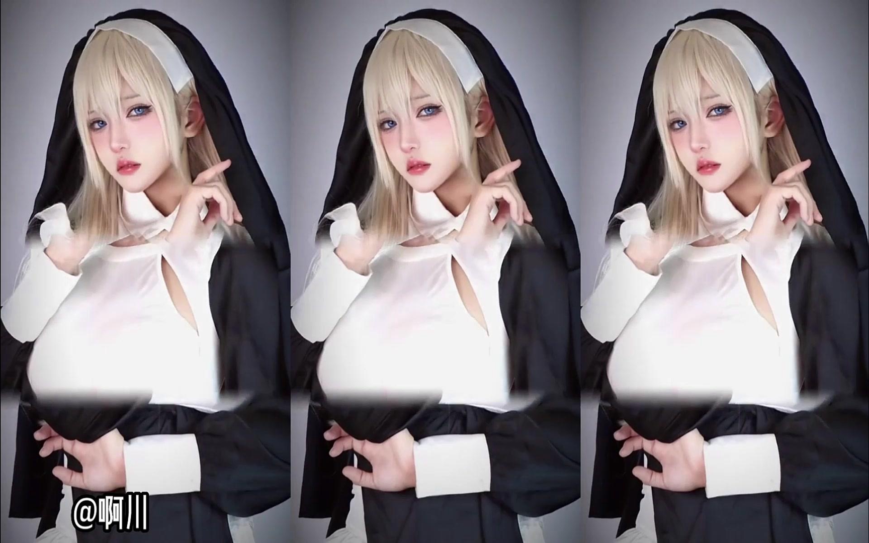 "盘点十大修女cos,艾特你好兄弟来忏悔"@dou 小助手 #修女 #cos