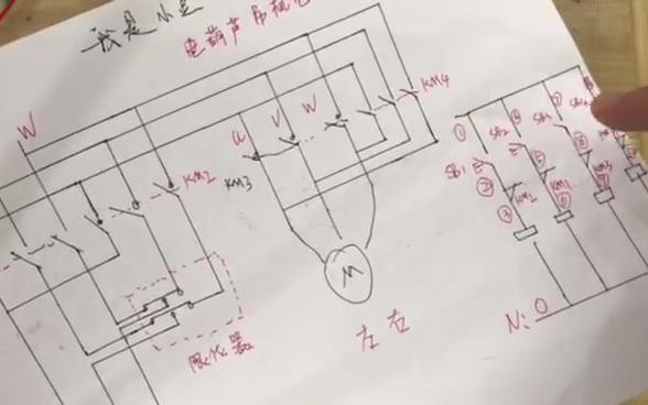 电工知识:电葫芦的工作原理,电气原理图,线号标注清晰易懂哔哩哔哩bilibili