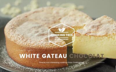 【cooking tree 】治愈系 i 声控 i 白巧克力奶油蛋糕 (1080p)