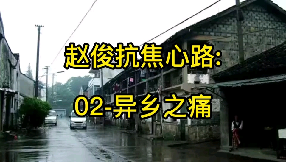 [图]“赵俊抗焦心路”之“02-异乡之痛”：童年在城市的苦楚